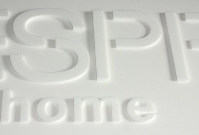 3D Logo aus PE Weichschaum