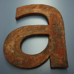 B3D-Studio: 3D Buchstaben, Rosteffekt, Rostlack, Vintage Buchstaben