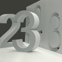 B3D-Studio, 3D Zahlen, 3D Ziffern, 3D Buchstaben, 3D Logo, Styroporbuchstaben, Styrodur Buchstaben, XPS Buchstaben, freistehende XXL Buchstaben, EPS Hartschaum Buchstaben