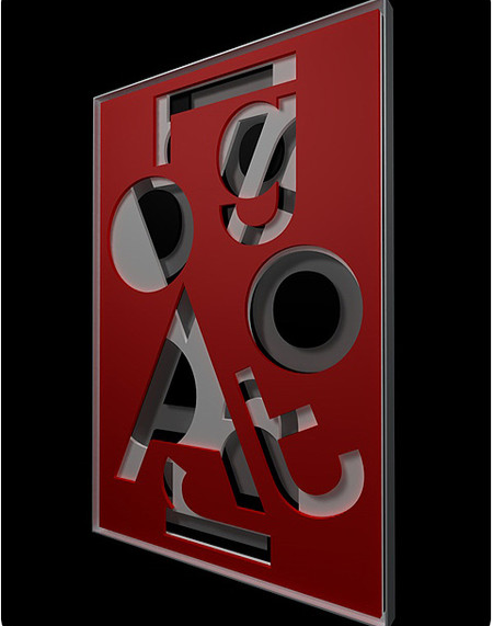 B3D-Studio: LogoArt, 3D Logo, Firmenlogo, Wandobjekt, 3D Wanddekoration, Logo Eyecatcher