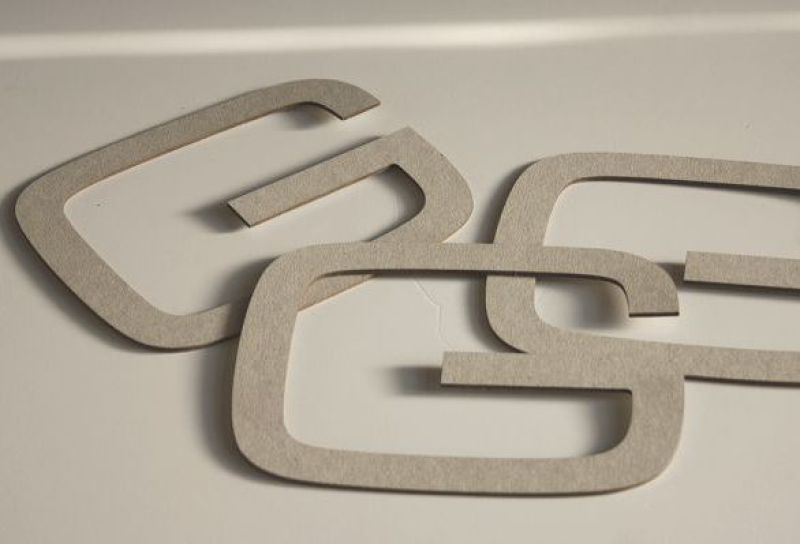 B3D-Studio: 3D Buchstaben, 3D Formen, Pappbuchstaben, 3D Logo aus Pappe, Pappebuchstaben, Pappelogo, Kartonbuchstaben, Laserschnitt, Pappeschablone