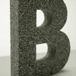 B3D-Studio: 3D Buchstaben , PE Schaum Buchstaben